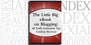 The Little Big eBook on Blogging: 40 Traffic Generation Tips by Cendrine Marrouat on the Independent Author Index